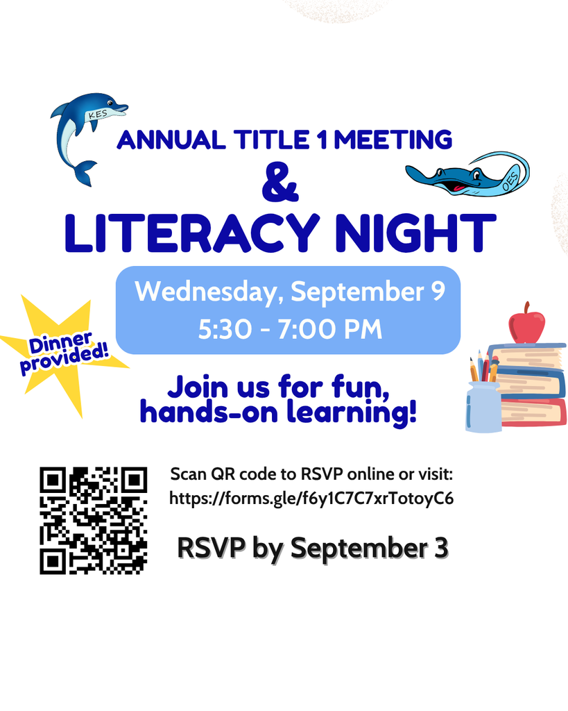 annual title 1 meeting and literacy night: 9/9 5:30-7 p.m.
