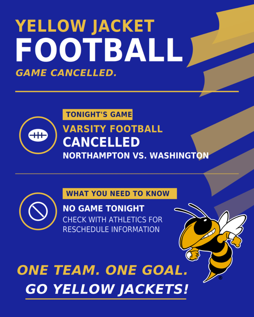 Football game cancelled