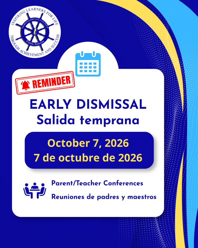 Early Dismissal Reminder graphic