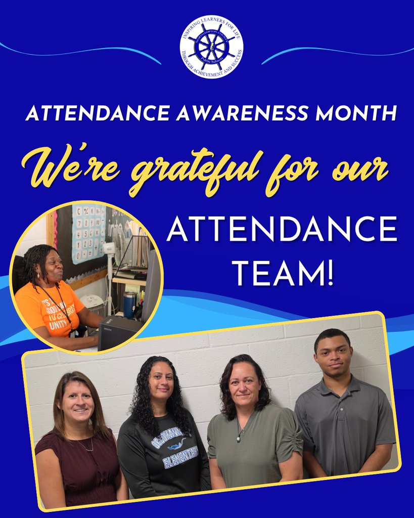 Attendance Awareness Month we're grateful for our attendance team