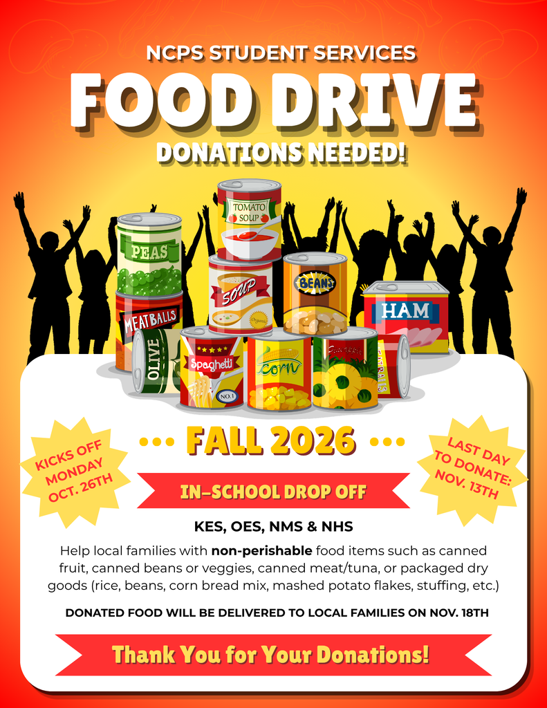 food drive flyer in english