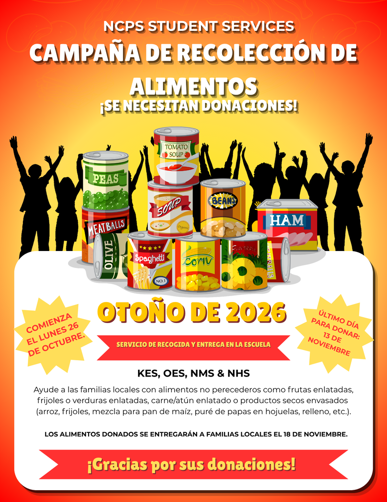 food drive flyer in spanish