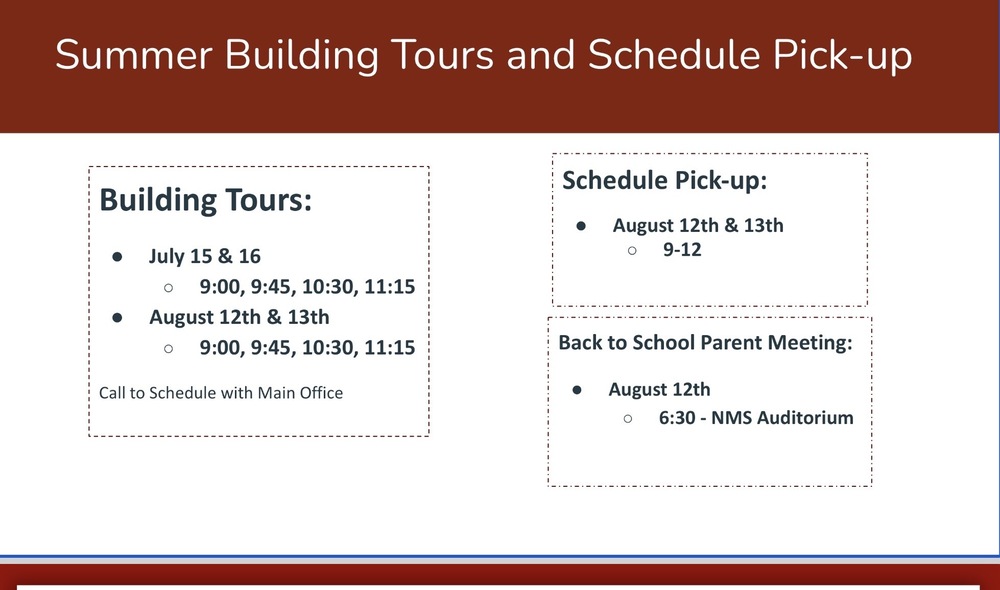 important dates