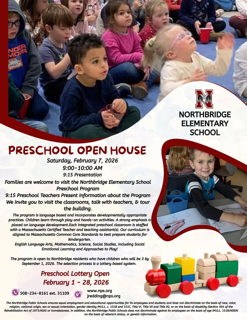 Preschool Lottery Opens February 1st.