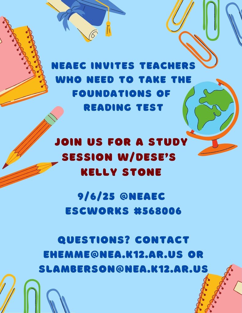 Flyer describing foundations of reading study session