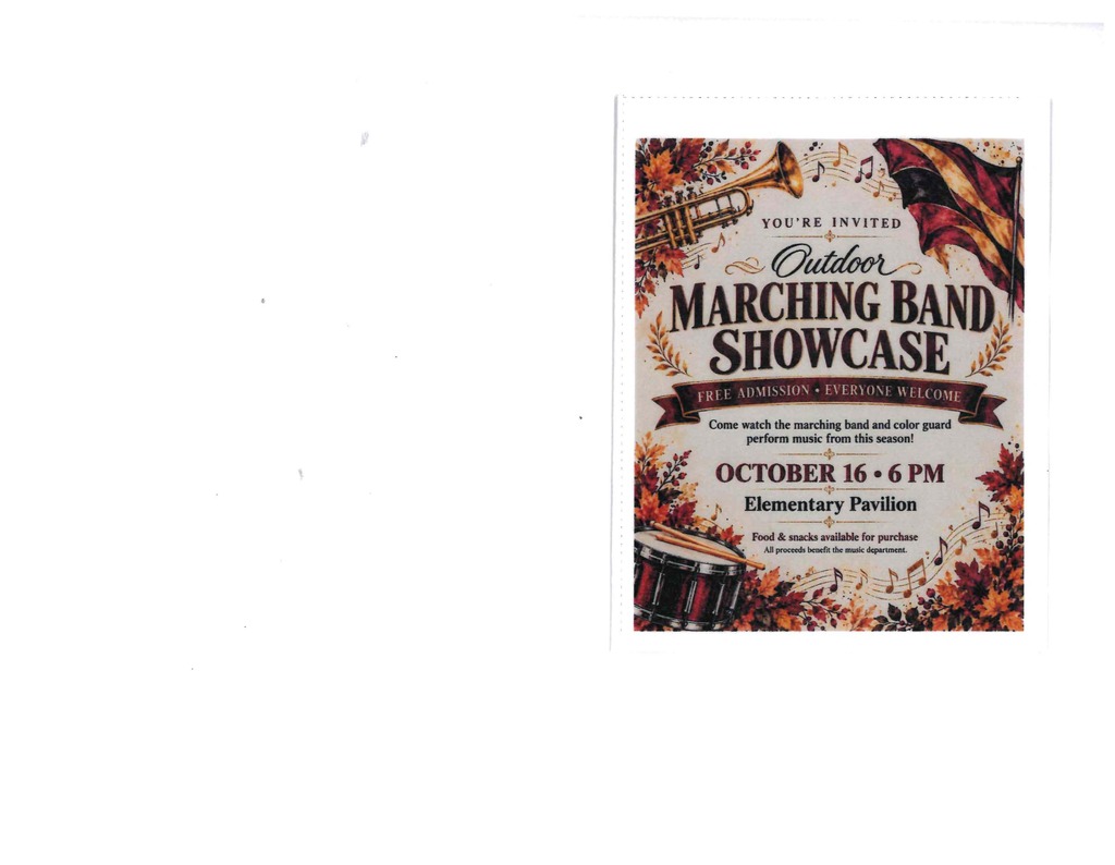 Marching Band Showcase Elementary Pavilion