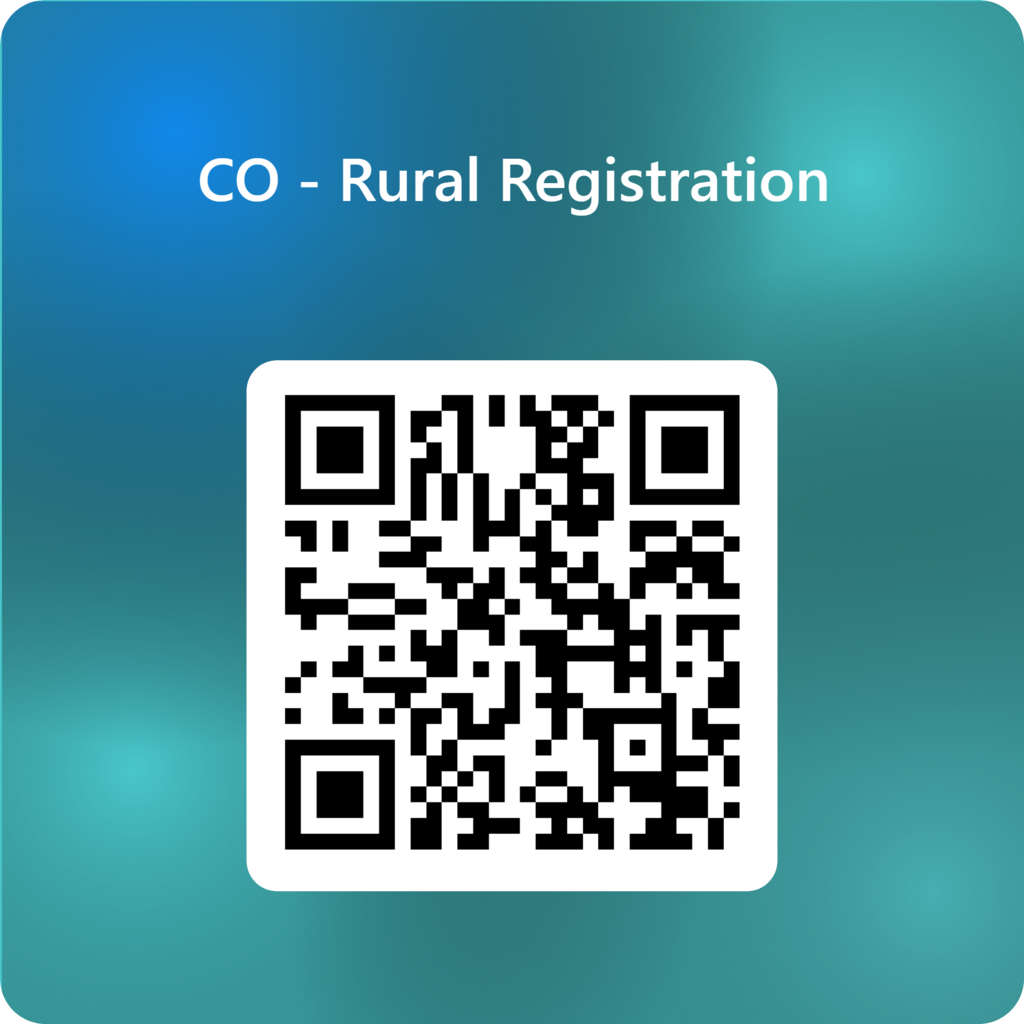 QR code Rural Registration