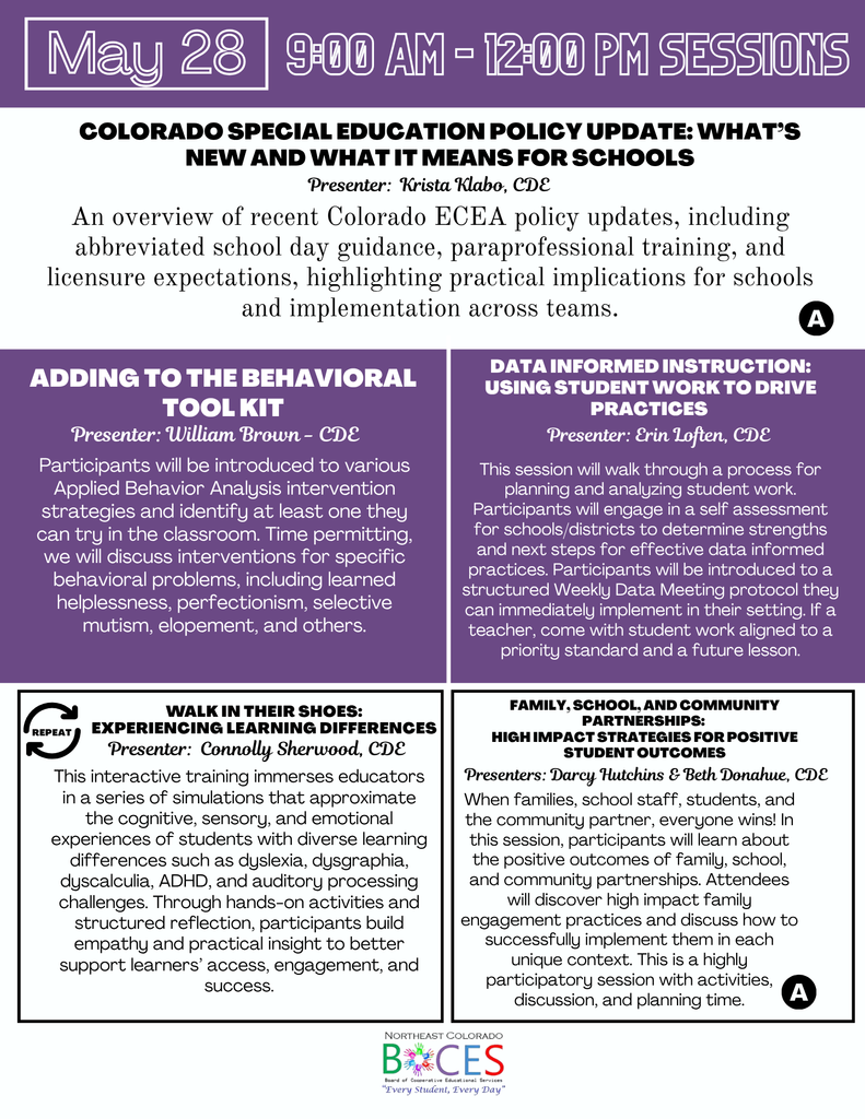 Summer Summit Professional Development Flyer with QR Registration
