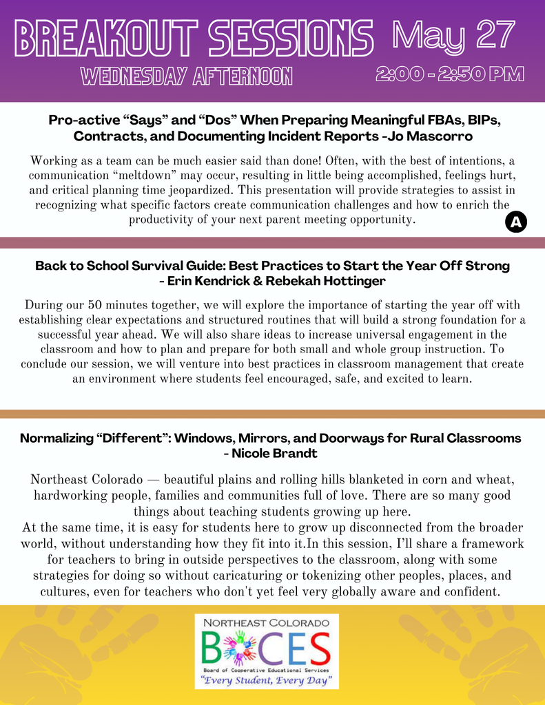 Summer Summit Professional Development Flyer with QR Registration