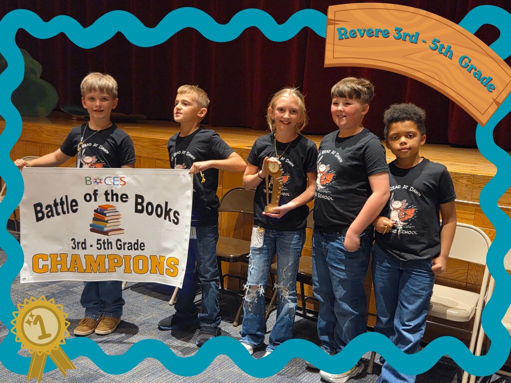 Revere's Winners Battle of the Books! 3-5 grades