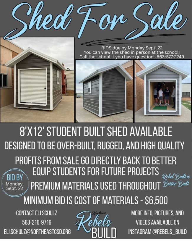 SHED FOR SALE