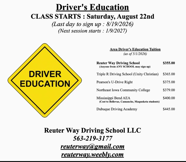 8/19 last day to sign up