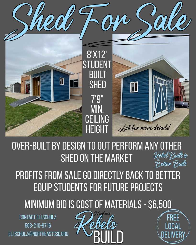 2026 Shed For Sale