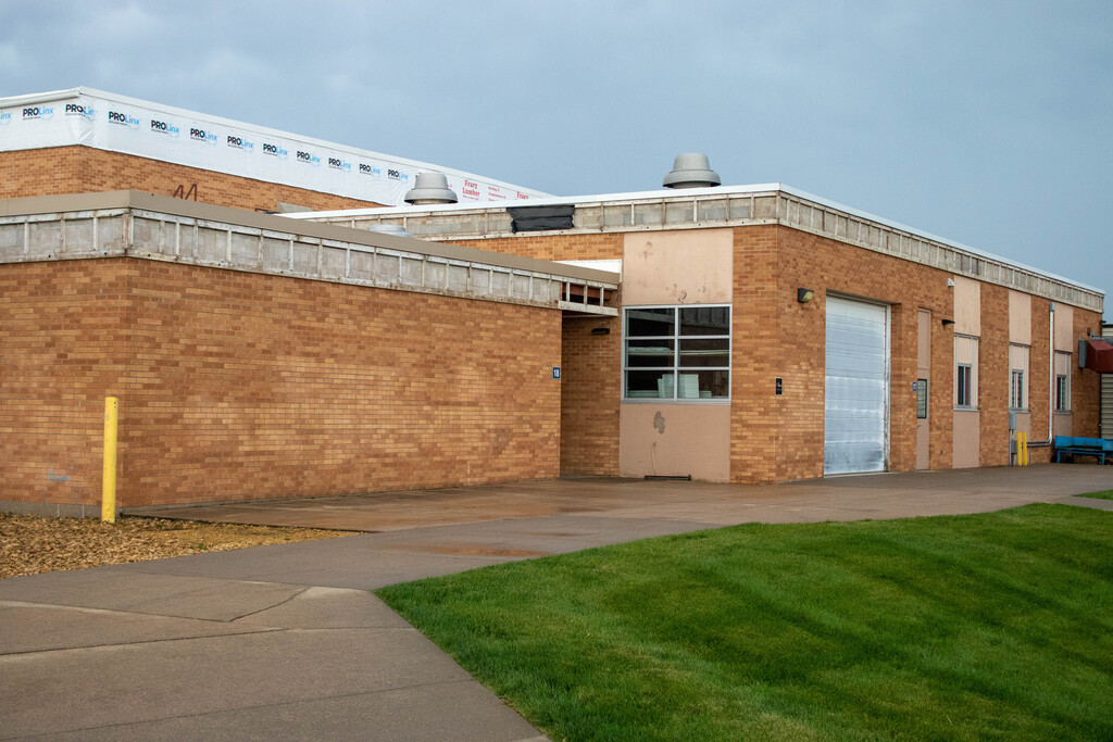 East side of the building that will be demolished.