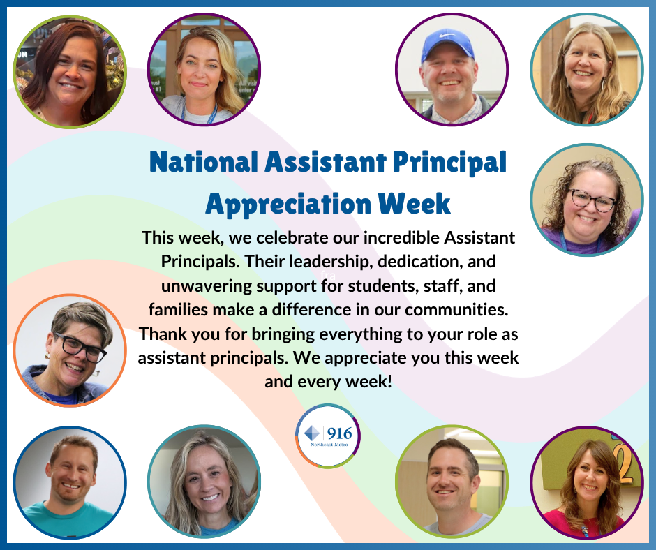 Image of Northeast Metro 916 Assistant Principals in celebration of National Assistant Principal Appreciation Week.