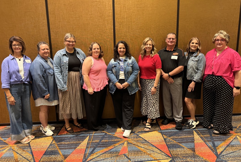 Members of the Oklahoma Association of Teachers of Family and Consumer Sciences association gathered together in Durant, Okla.,  in August 2026.