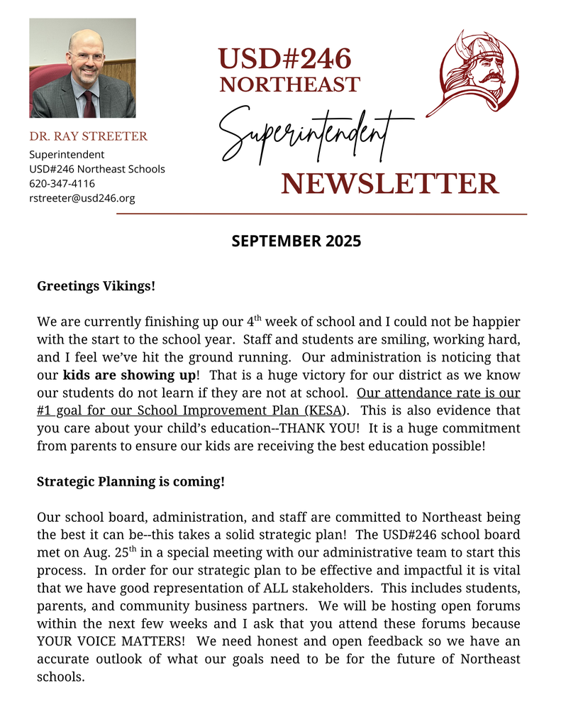 sup newsletter 1st page