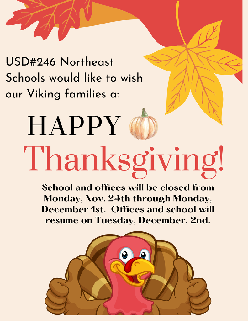 Thanksgiving break info