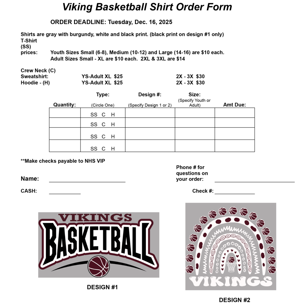 Deadline to order is Tuesday Dec 16, 2025.