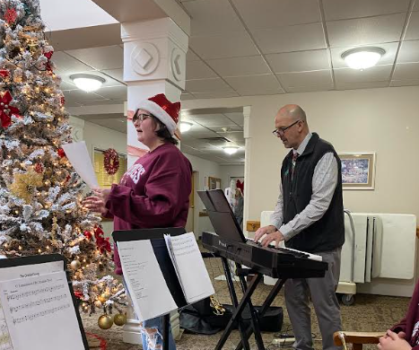 Athena singing Silent Night