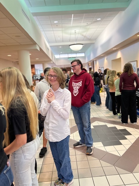 Students attending Law Day