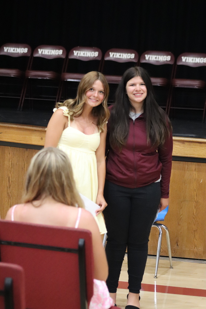 Kylee Dickerson and Bella Sheldon - American Legion Auxiliary Scholarship