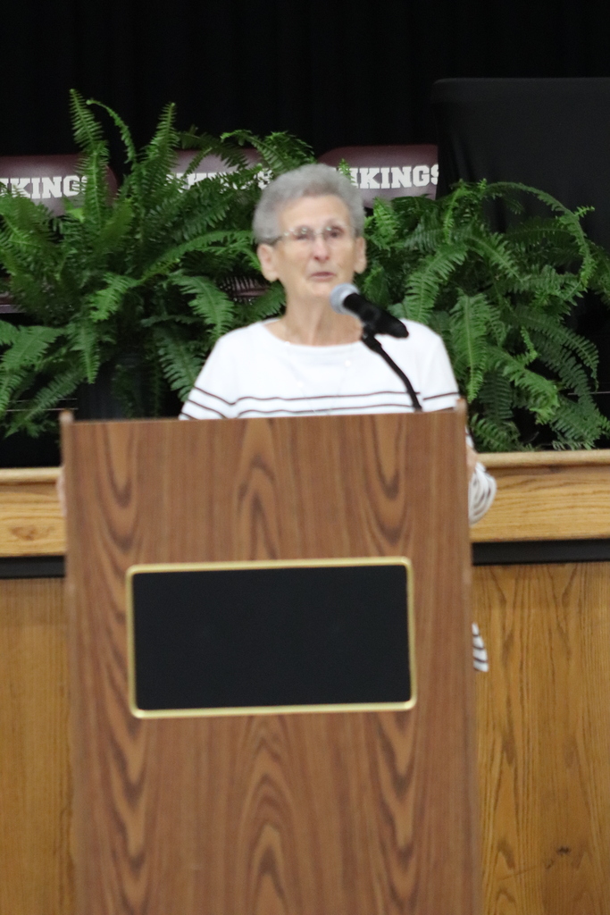 Steffany Peternell awarded for the Arma American Legion Auxiliary
