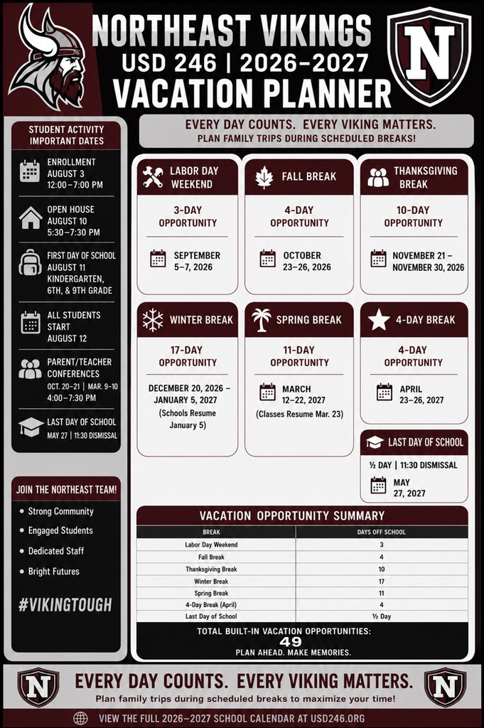 vacation calendar