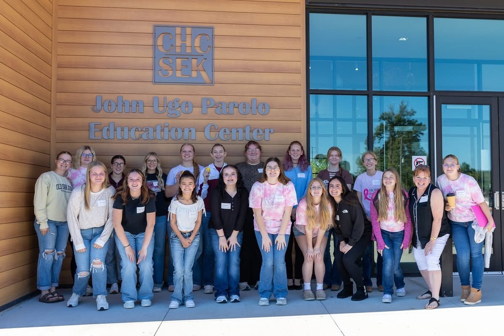 NHS students attending the Inspiring Women conference.
