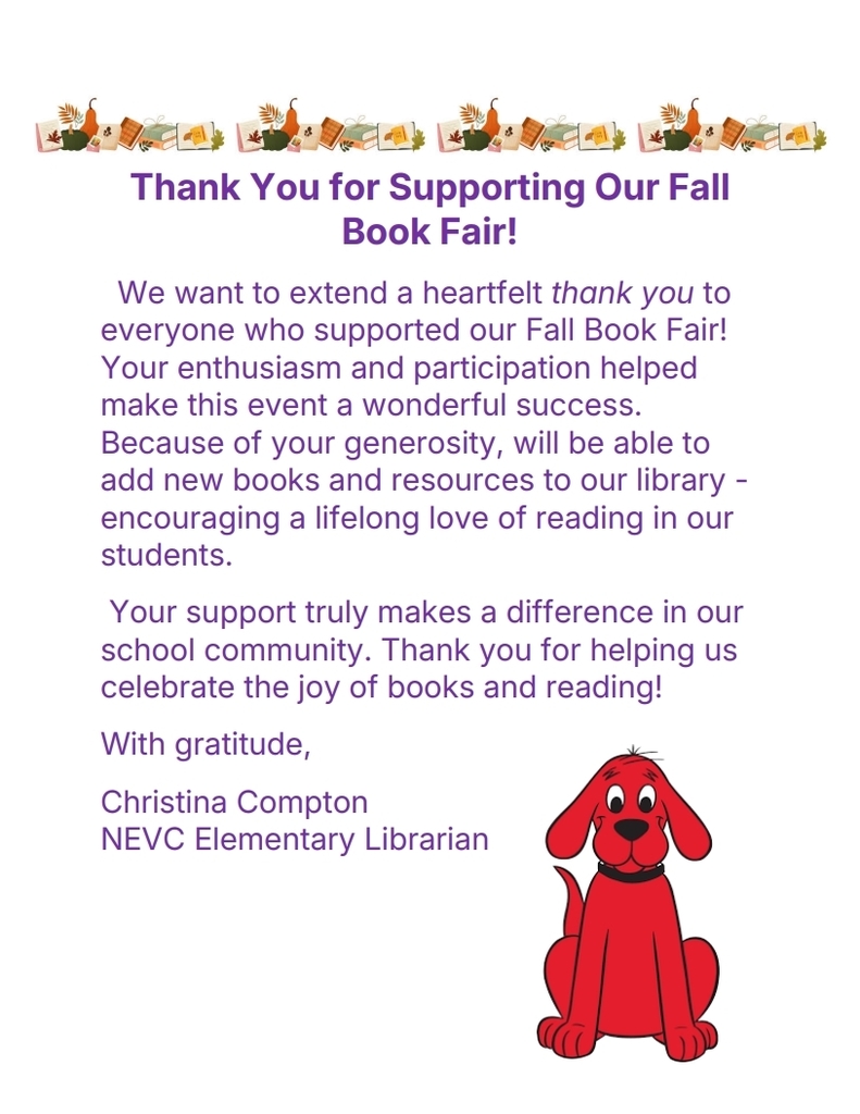 2025 Fall Book Fair!