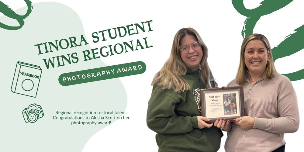 Tinora Student wins national photography award