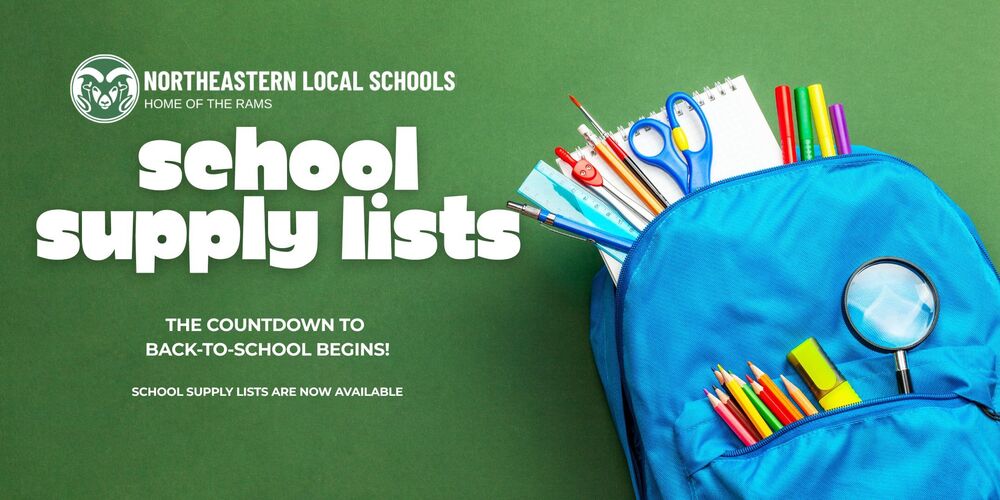 2026-2027 school supply lists