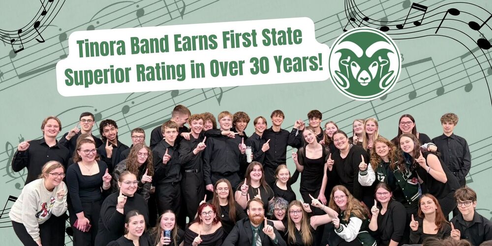Tinora Band Earns First State Superior Rating in Over 30 Years