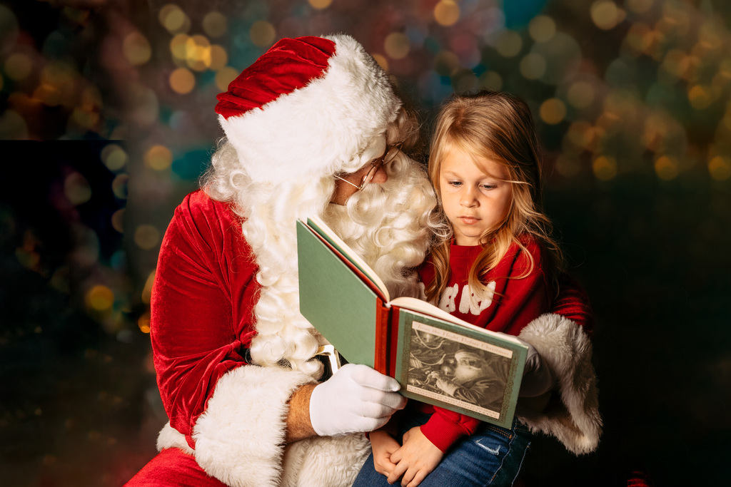 Santa and Child