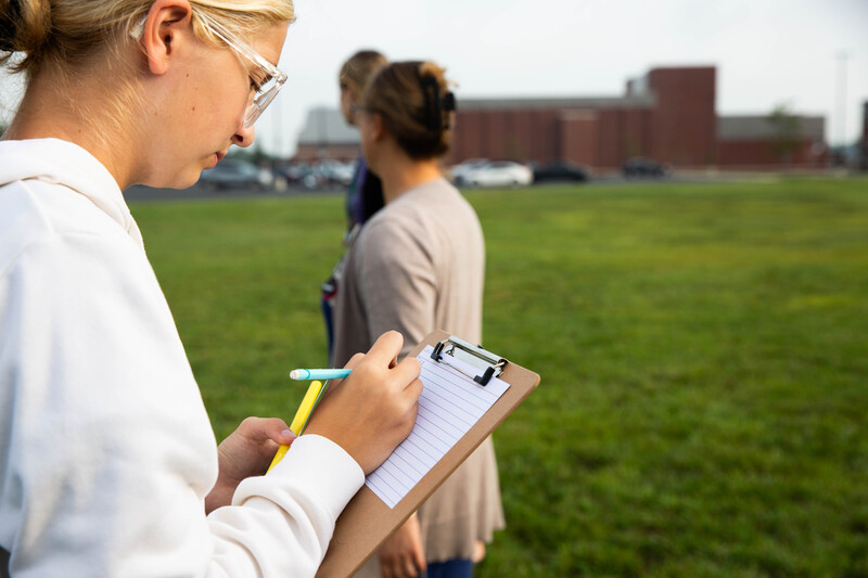 Ag Student Measuring