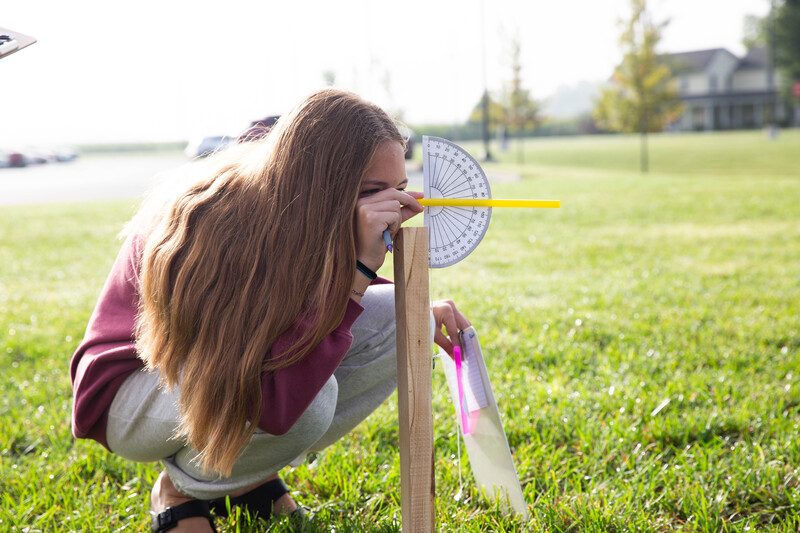 Ag Student Measuring