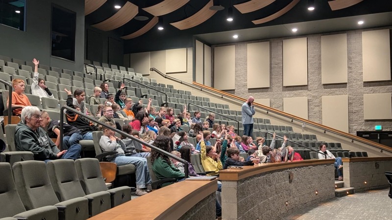 Kids asking questions