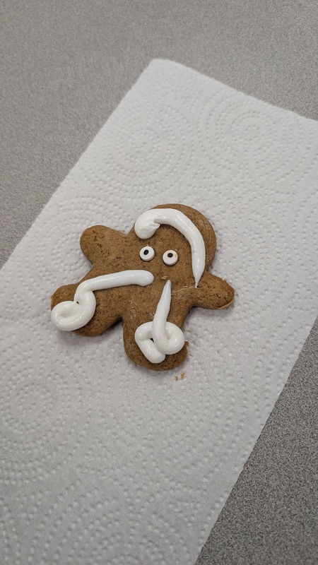 frosted gingerbread man