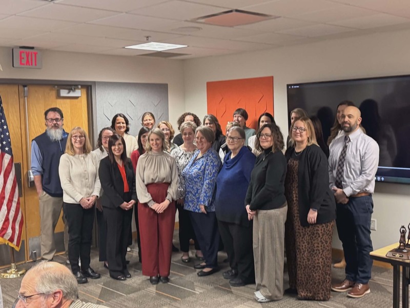 Mrs. Canales and other teachers recognized