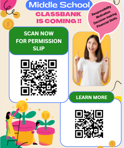 Middle School ClassBank Permission Slip