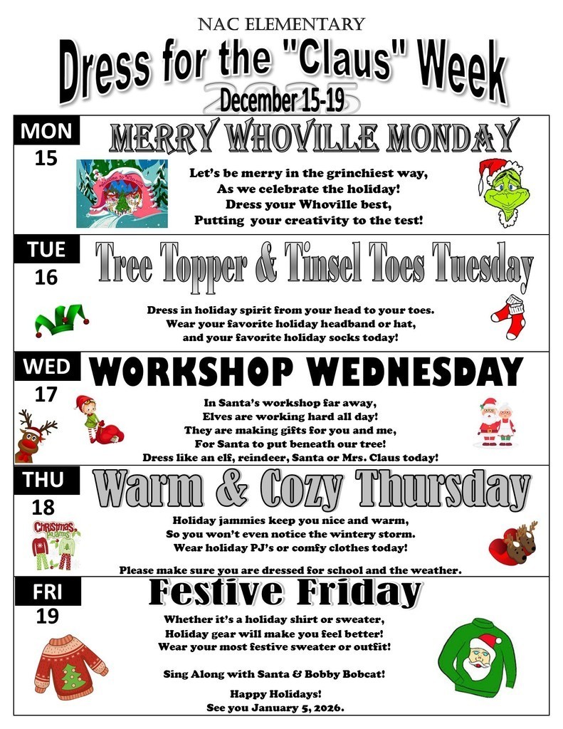 Dress for the Claus Week 2025