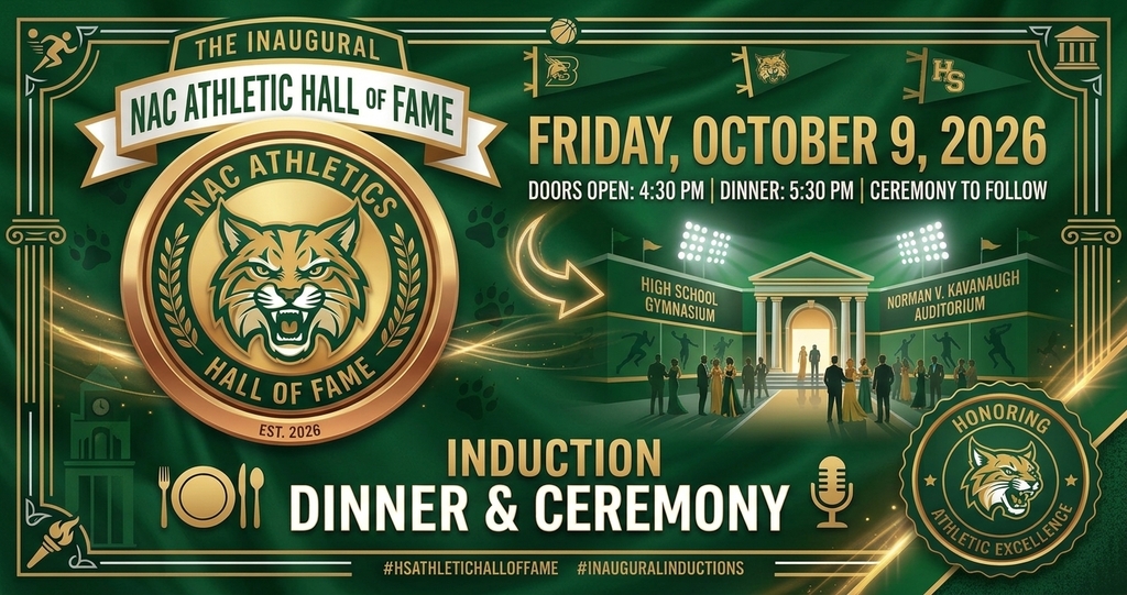 NAC Athletic Hall of Fame Induction Dinner and Ceremony