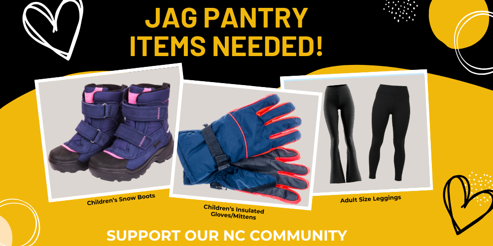 Jag Pantry Items Needed