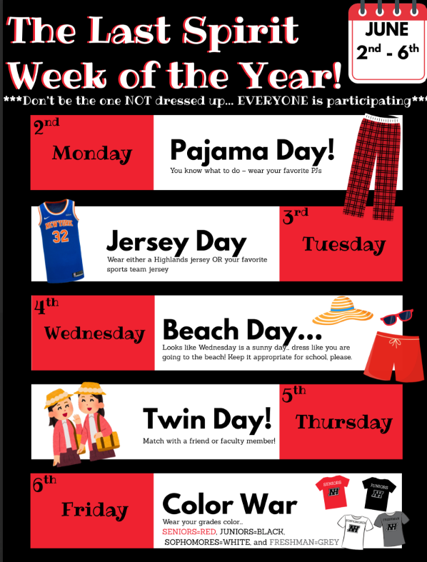Spirit Week June 2025