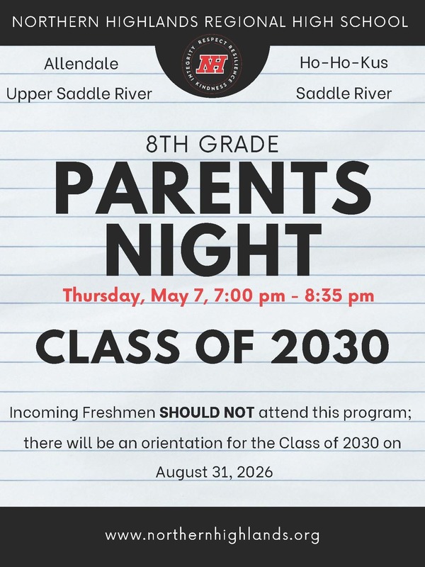 8th grade parent night 