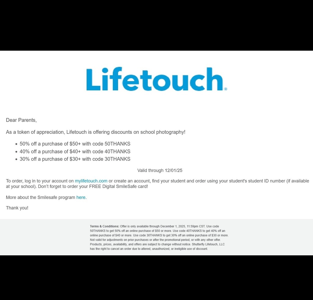 Lifetouch Offer