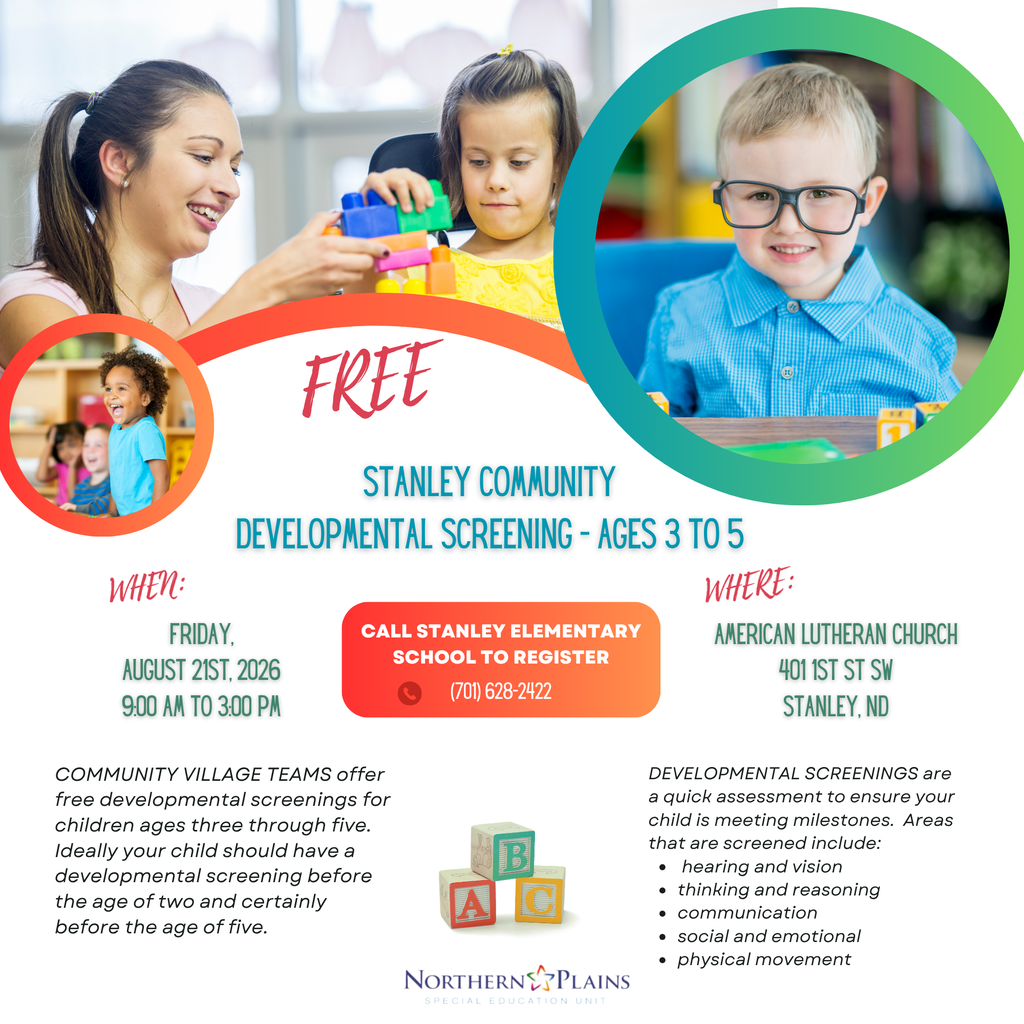 Stanley Early Childhood Screening - Ages 3 to 5