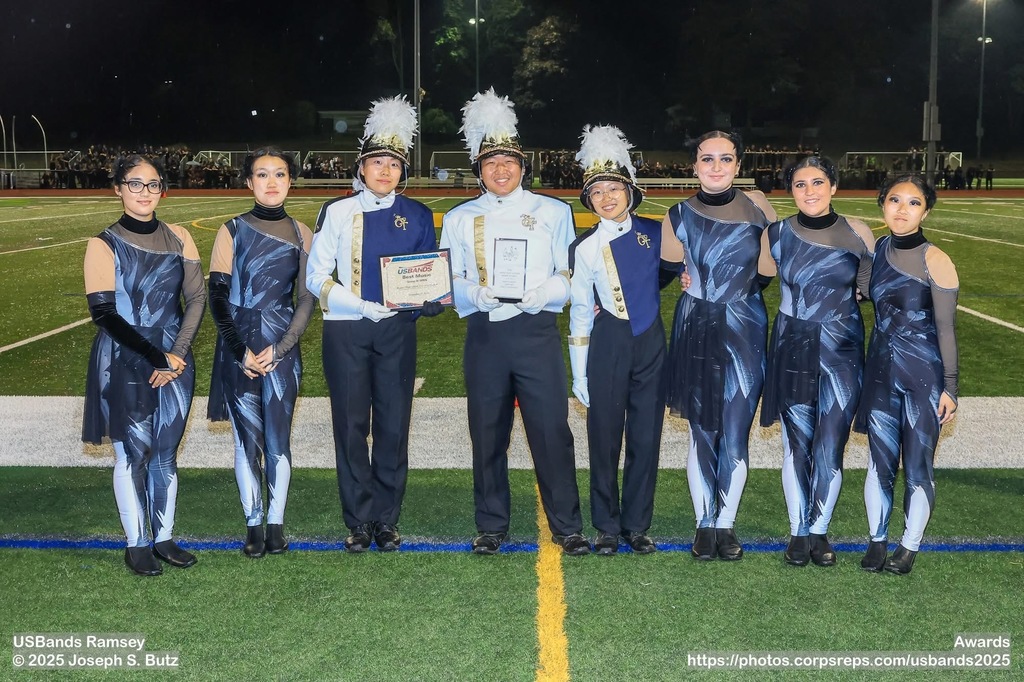 Marching Band at US Bands Ramsey Competition