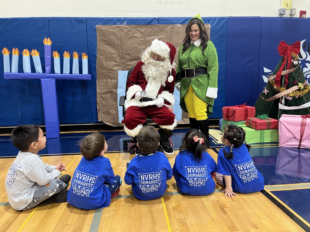 tots with Santa and Elf