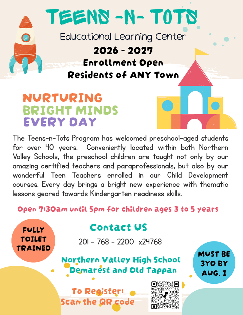 Teens and Tots flyer